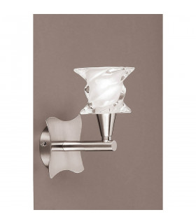 Salomon Wall Lamp Switched 1 Light G9 Satin Nickel-2