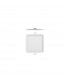 Saona 9cm Square Recessed Ultra Slim Downlight 6W LED 3000K 520lm Matt White Driver Included 3yrs Warranty-1