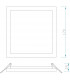 Saona 17.5cm Square Recessed Ultra Slim Downlight 18W LED 3000K 1590lm Matt White Driver Included 3yrs Warranty-9