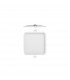 Saona 14.5cm Square Recessed Ultra Slim Downlight 12W LED 3000K 990lm Matt White Driver Included 3yrs Warranty-1
