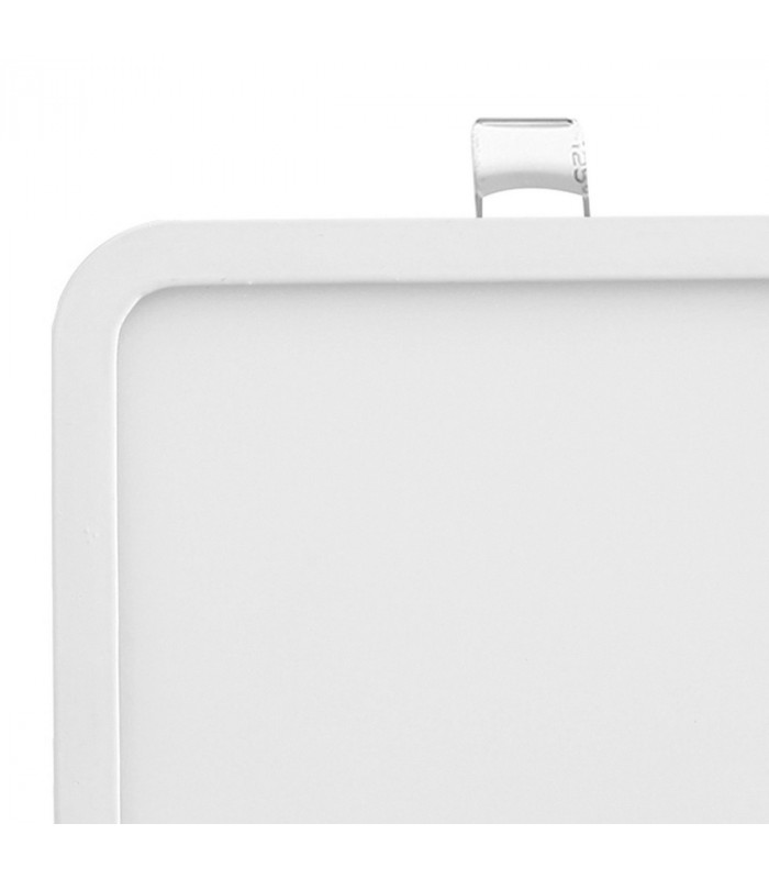 Saona 14.5cm Square Recessed Ultra Slim Downlight 12W LED 3000K 990lm Matt White Driver Included 3yrs Warranty-5