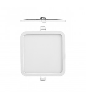 Saona 22.5cm Square Recessed Ultra Slim Downlight 24W LED 3000K 2090lm Matt White Driver Included 3yrs Warranty-1