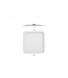 Saona 14.5cm Square Recessed Ultra Slim Downlight 12W LED 4000K 1080lm Matt White Driver Included 3yrs Warranty-1
