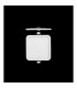 Saona 14.5cm Square Recessed Ultra Slim Downlight 12W LED 4000K 1080lm Matt White Driver Included 3yrs Warranty-2