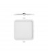 Saona 17.5cm Square Recessed Ultra Slim Downlight 18W LED 4000K 1620lm Matt White Driver Included 3yrs Warranty-1