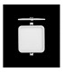 Saona 17.5cm Square Recessed Ultra Slim Downlight 18W LED 4000K 1620lm Matt White Driver Included 3yrs Warranty-2