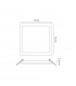 Saona 17.5cm Square Recessed Ultra Slim Downlight 18W LED 4000K 1620lm Matt White Driver Included 3yrs Warranty-9