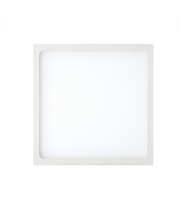 Saona 22.5cm Square Recessed Ultra Slim Downlight 24W LED 4000K 2200lm Matt White Driver Included 3yrs Warranty-7