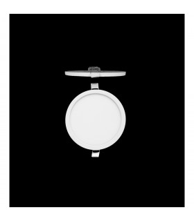 Saona 9cm Round LED Recessed Ultra Slim Downlight 6W 4000K 540lm Matt White/Frosted Acrylic Driver Included 3yrs Warranty-2