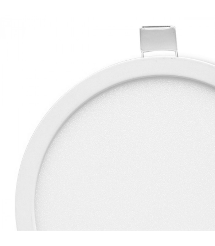 Saona 9cm Round LED Recessed Ultra Slim Downlight 6W 4000K 540lm Matt White/Frosted Acrylic Driver Included 3yrs Warranty-8