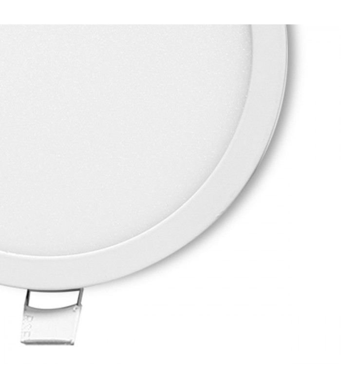 Saona 9cm Round LED Recessed Ultra Slim Downlight 6W 4000K 540lm Matt White/Frosted Acrylic Driver Included 3yrs Warranty-9