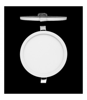 Saona 22.5cm Round Recessed Ultra Slim Downlight 24W LED 3000K 2090lm Matt White Driver Included 3yrs Warranty-2