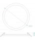 Saona 22.5cm Round Recessed Ultra Slim Downlight 24W LED 3000K 2090lm Matt White Driver Included 3yrs Warranty-10
