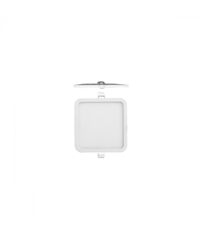 Saona 9cm Square Recessed Ultra Slim Downlight 6W LED 4000K 540lm Matt White Driver Included 3yrs Warranty-1
