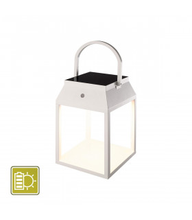 Sapporo Small Solar Portable Lantern 3W LED 3000K 238lm IP54 White 3yrs Warranty-2