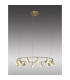 Shell 12 Light Pendant Round 50W LED 3000K 2650lm Gold 3yrs Warranty-2