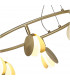 Shell 6 Light Pendant Round 30W LED 3000K 1590lm Gold 3yrs Warranty-6