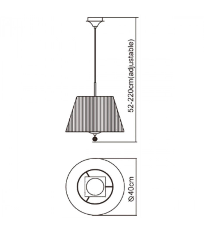 Siena Pendant Round 1 Light E27 Antique Brass With Amber Cream Shade And Amber Crystal-8