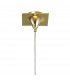 Siena Pendant Round 1 Light E27 Polished Brass With Amber Cream Shade And Clear Crystal-3