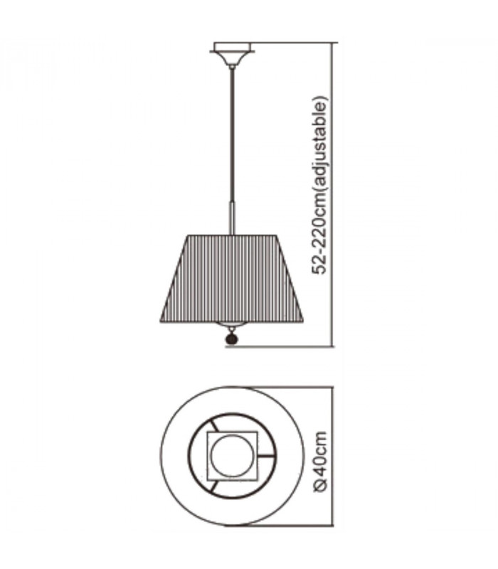 Siena Pendant Round 1 Light E27 Polished Brass With Amber Cream Shade And Clear Crystal-8