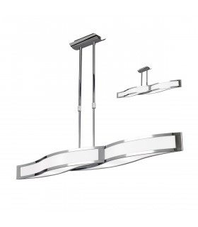 Sintesys Linear Telescopic Convertible To Semi Flush E27 4 Light E27 - M0666, CFL Lamps INCLUDED