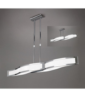 Sintesys Linear Telescopic Convertible To Semi Flush E27 4 Light E27 - M0666, CFL Lamps INCLUDED
