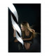 Sintesys Pendant E27 1 Light E27 Polished Chrome/White Acrylic CFL Lamps INCLUDED-4