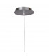 Sintesys Pendant E27 1 Light E27 Polished Chrome/White Acrylic CFL Lamps INCLUDED-6