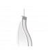 Sintesys Pendant E27 1 Light E27 Polished Chrome/White Acrylic CFL Lamps INCLUDED-8