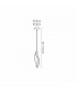 Sintesys Pendant E27 1 Light E27 Polished Chrome/White Acrylic CFL Lamps INCLUDED-10