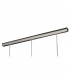 Sintesys Linear Pendant 3 Drop GU10 3 Light Bar Polished Chrome CFL Lamps INCLUDED-3