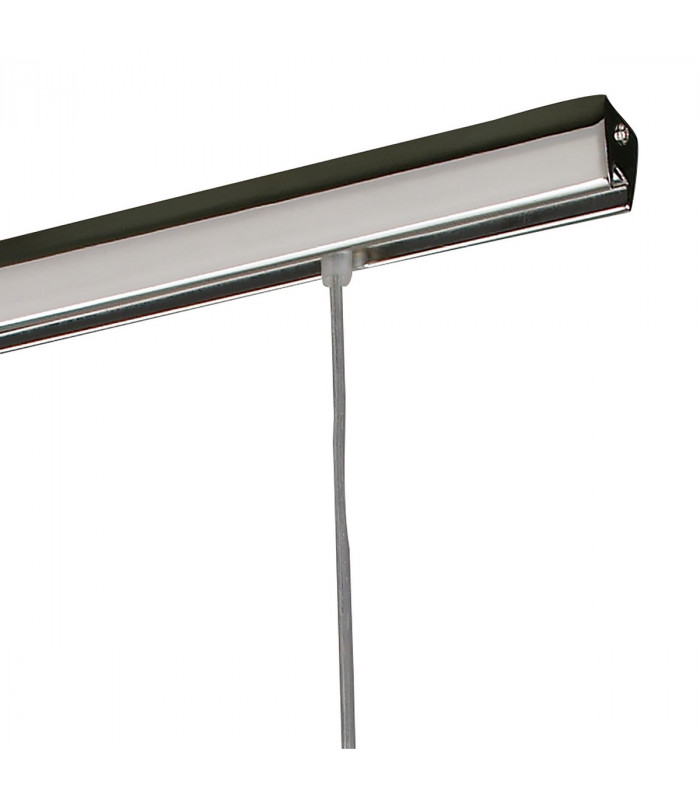 Sintesys Linear Pendant 3 Drop GU10 3 Light Bar Polished Chrome CFL Lamps INCLUDED-4
