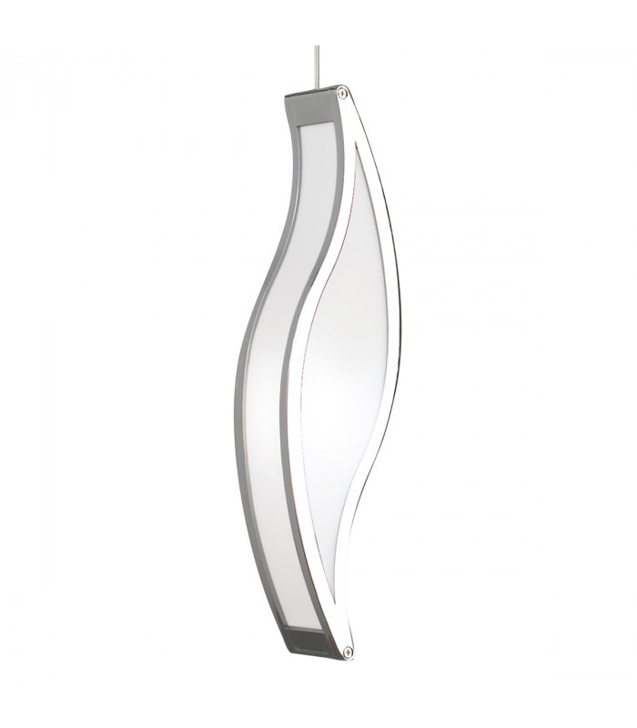 Sintesys Linear Pendant 3 Drop GU10 3 Light Bar Polished Chrome CFL Lamps INCLUDED-6
