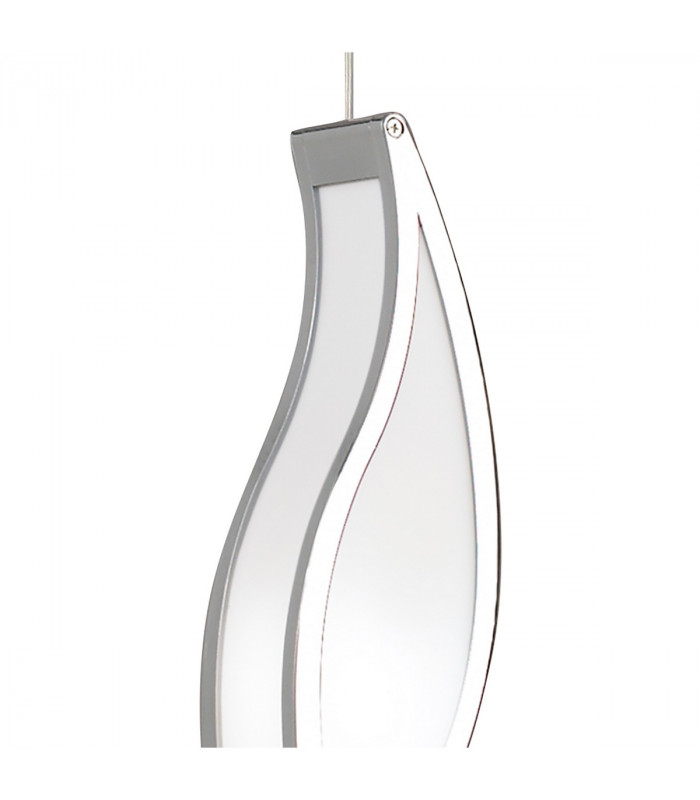 Sintesys Linear Pendant 3 Drop GU10 3 Light Bar Polished Chrome CFL Lamps INCLUDED-7