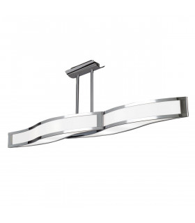 Sintesys Linear Telescopic Convertible To Semi Flush GU10 4 Light Polished Chrome - M8666 CFL Lamps INCLUDED-1