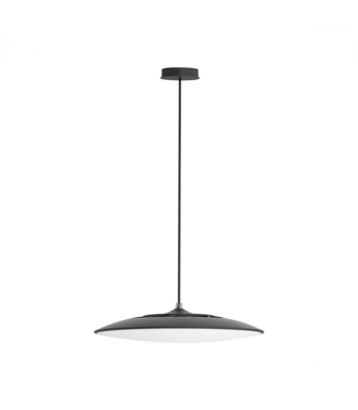 Slim LED Pendant 25cm Round 16W LED 4000K 1440lm Black 3yrs Warranty-1