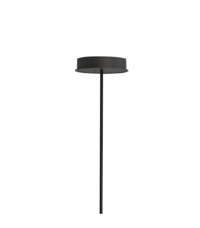 Slim LED Pendant 25cm Round 16W LED 4000K 1440lm Black 3yrs Warranty-3
