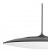 Slim LED Pendant 25cm Round 16W LED 4000K 1440lm Black 3yrs Warranty-4
