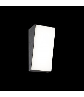 Solden Vertical Wall Lamp 9W LED 3000K 762lm IP65 Dark Grey 3yrs Warranty-2