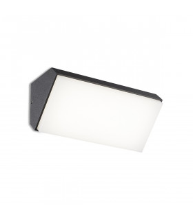 Solden Horizontal Wall Lamp 9W LED 3000K 773lm IP65 Dark Grey 3yrs Warranty-1