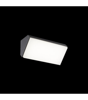 Solden Horizontal Wall Lamp 9W LED 3000K 773lm IP65 Dark Grey 3yrs Warranty-2