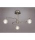 Sphere Semi Flush 3 Light G9 Satin Nickel-2