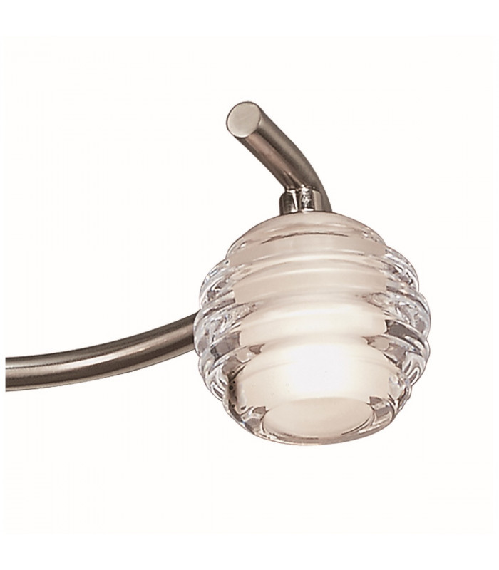 Sphere Semi Flush 3 Light G9 Satin Nickel-6