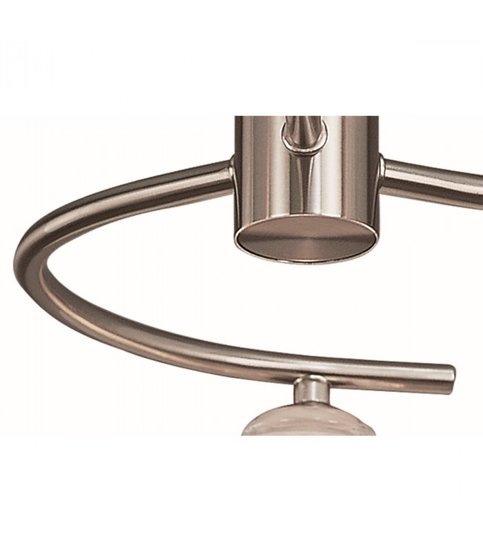 Sphere Semi Flush 3 Light G9 Satin Nickel-8