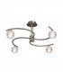 Sphere Semi Flush 4 Light G9 Satin Nickel-1