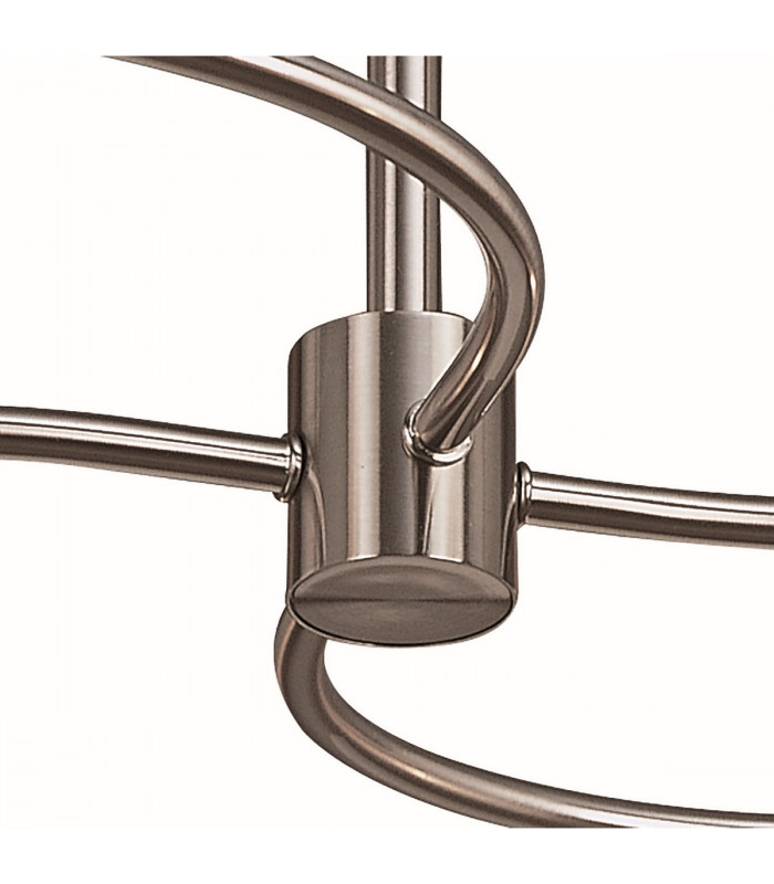 Sphere Semi Flush 4 Light G9 Satin Nickel-4