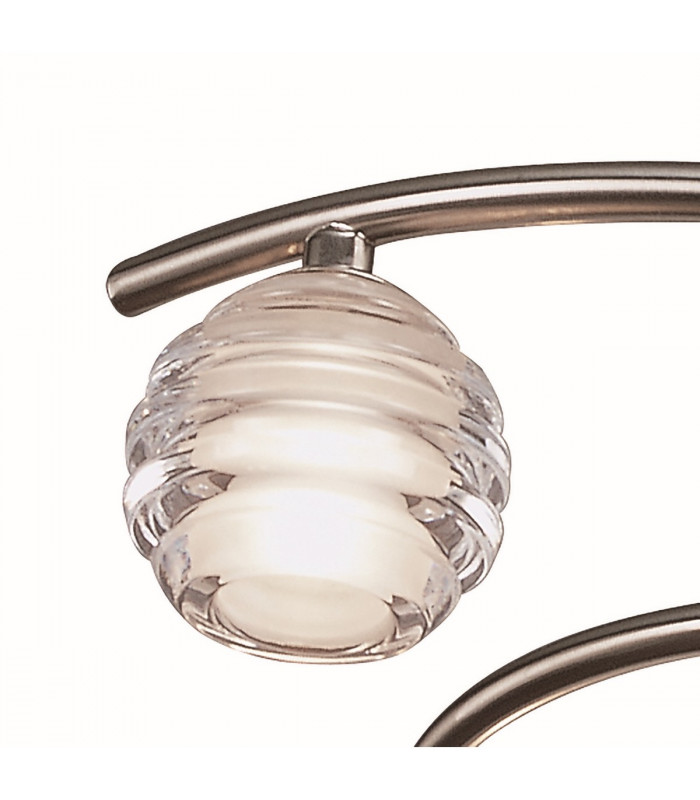 Sphere Semi Flush 4 Light G9 Satin Nickel-5