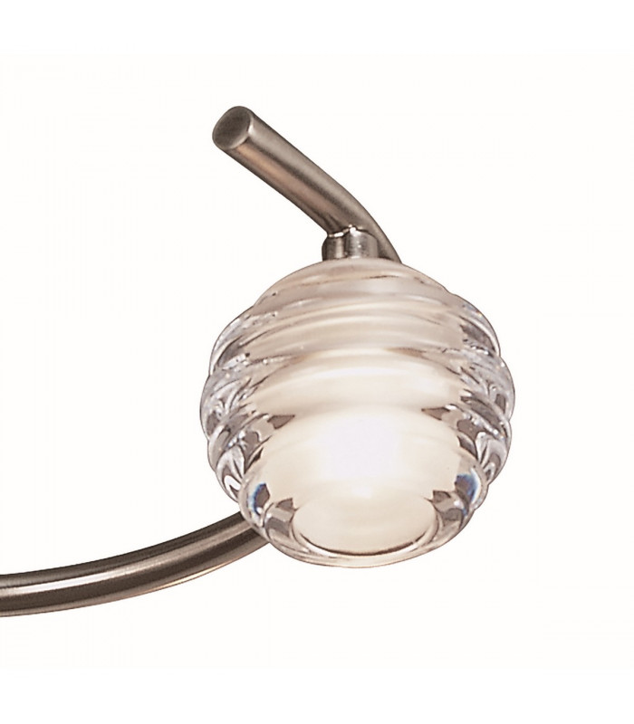 Sphere Semi Flush 4 Light G9 Satin Nickel-6