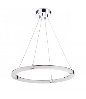 Taccía Pendant 28W LED Round 3000K 2500lm Polished Chrome/Frosted Acrylic 3yrs Warranty-1