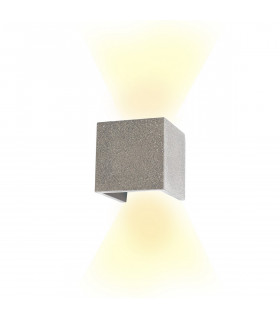 Taos Wall Lamp 12W LED 3000K 1100lm IP65 Dark Grey Cement 3yrs Warranty-1